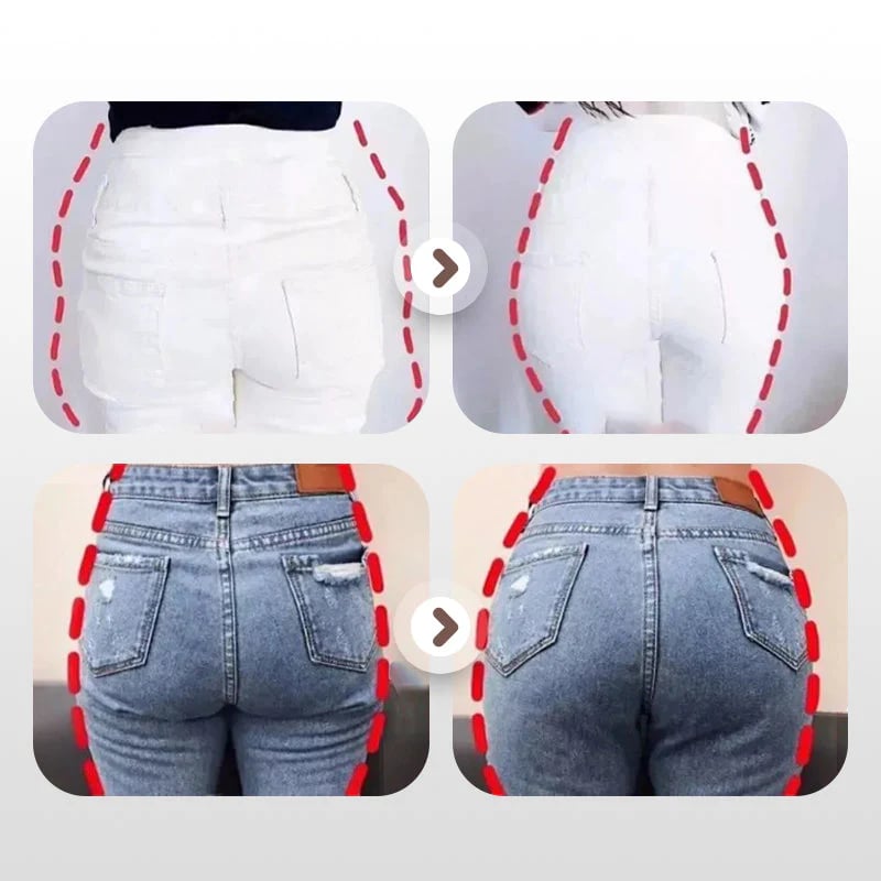 Naadloze slip met ijszijde voor het liften van de billen en uitneembare pads voor dames