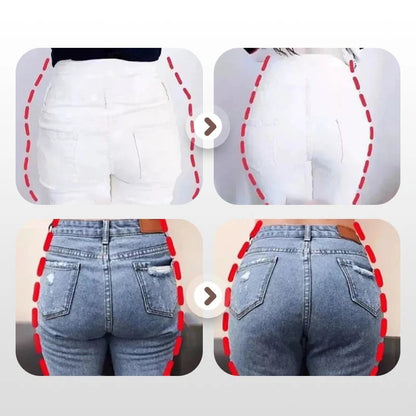 Naadloze slip met ijszijde voor het liften van de billen en uitneembare pads voor dames