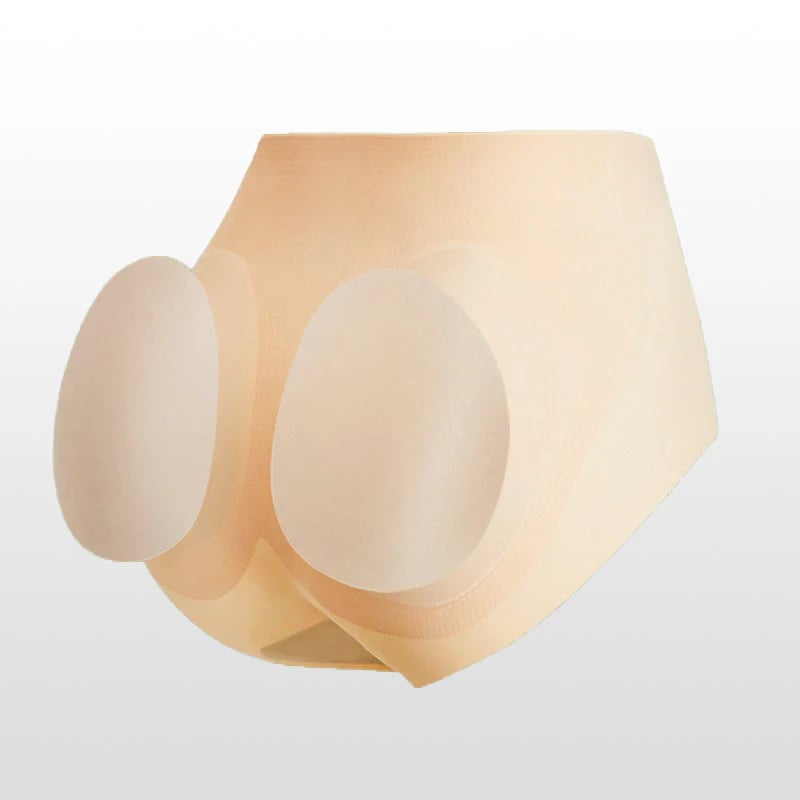 Naadloze slip met ijszijde voor het liften van de billen en uitneembare pads voor dames