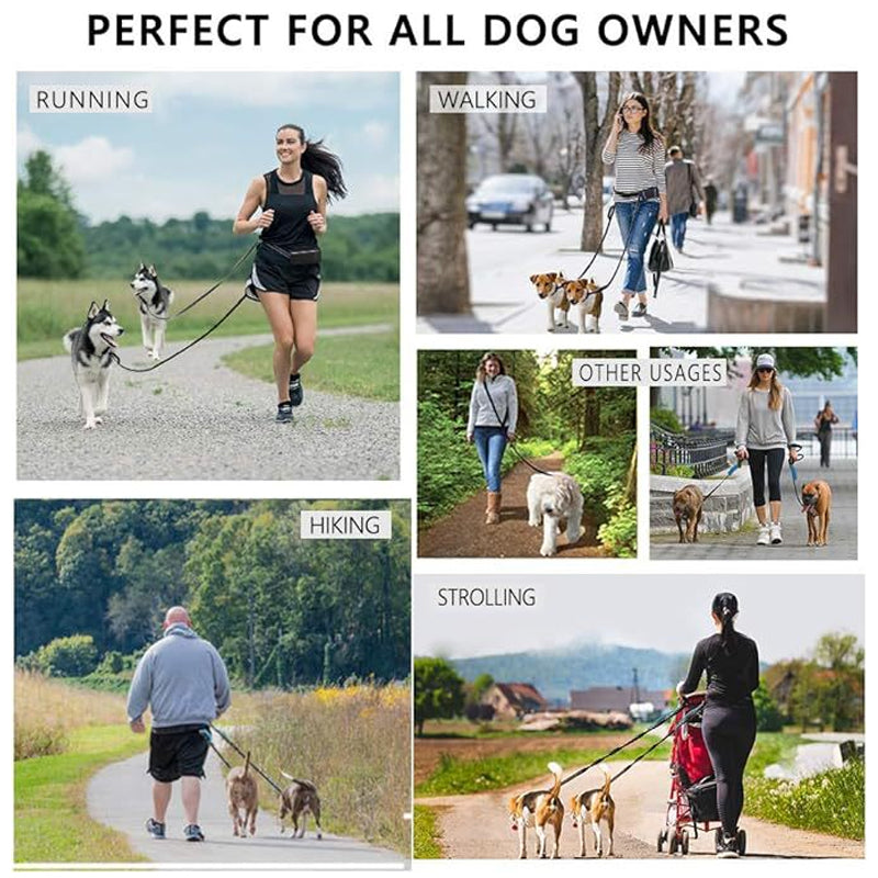 Hardloopheuptas met riem voor huisdieren