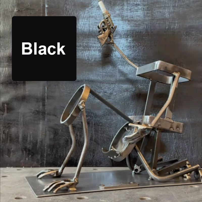 Schedel Coca-Cola en Wijnflesstandaard