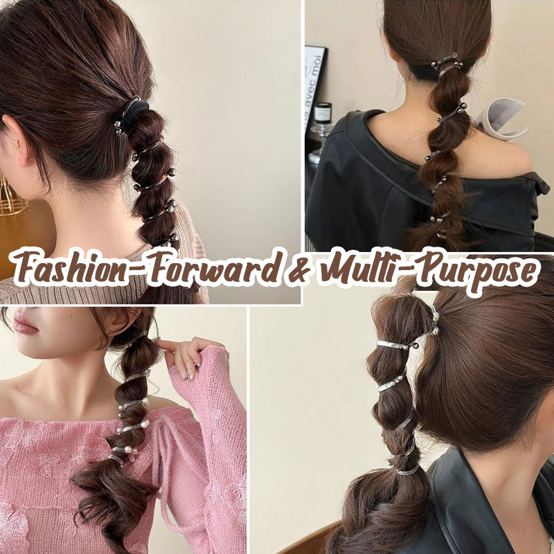 Parel rechte spiraal haarband