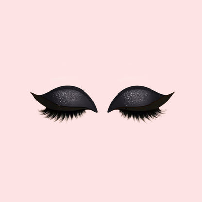 Luie oogschaduw wimperpleister