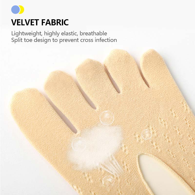 Ademende fluwelen sokken (5st)