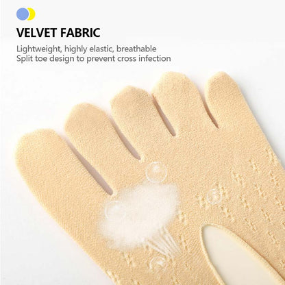 Ademende fluwelen sokken (5st)