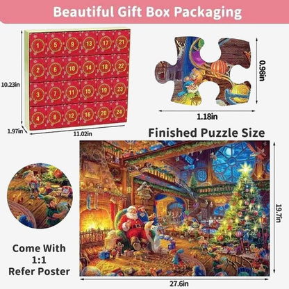 Kerst Countdown Advent Blind Box Puzzel