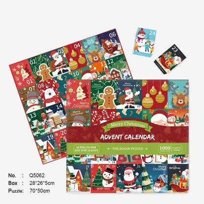 Kerst Countdown Advent Blind Box Puzzel