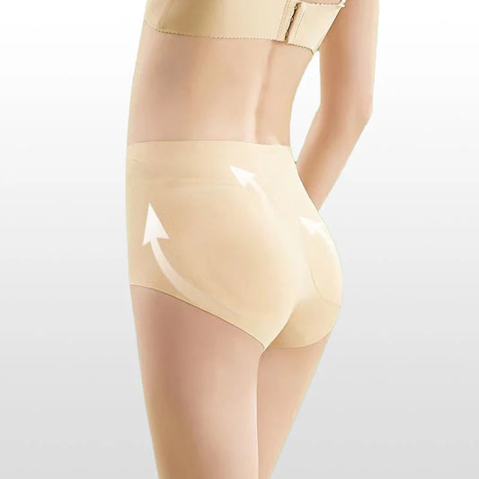 Naadloze slip met ijszijde voor het liften van de billen en uitneembare pads voor dames