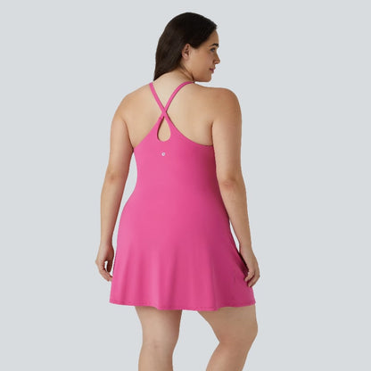 🔥De ultieme sportjurk met open rug — Ontworpen voor trainingen en gemakkelijke toiletbezoeken