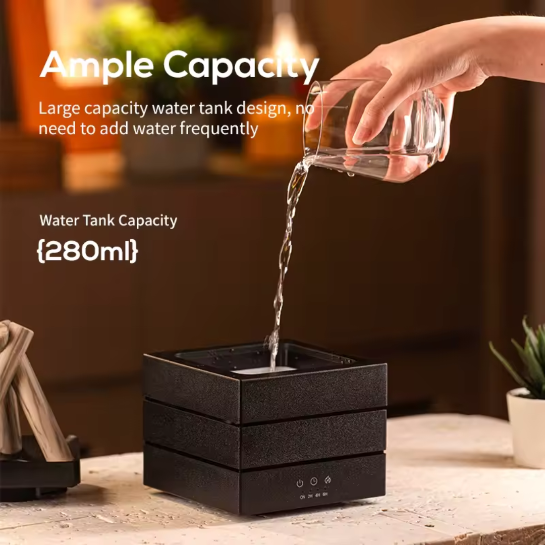 Vlammen Luchtbevochtiger Etherische Olie Diffuser