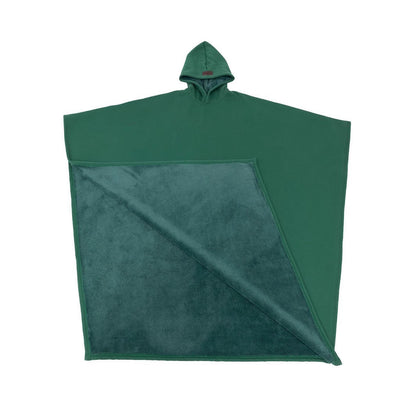 Losse cape met capuchon