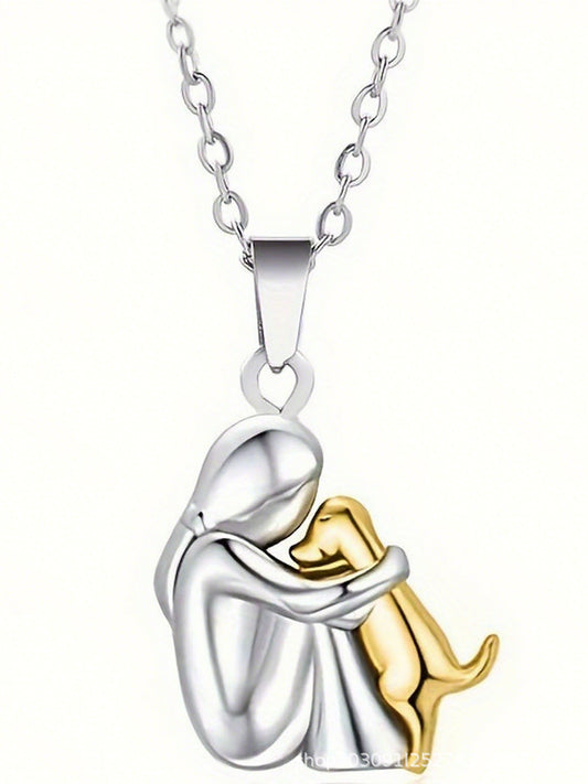 Klein meisje knuffelhalsband