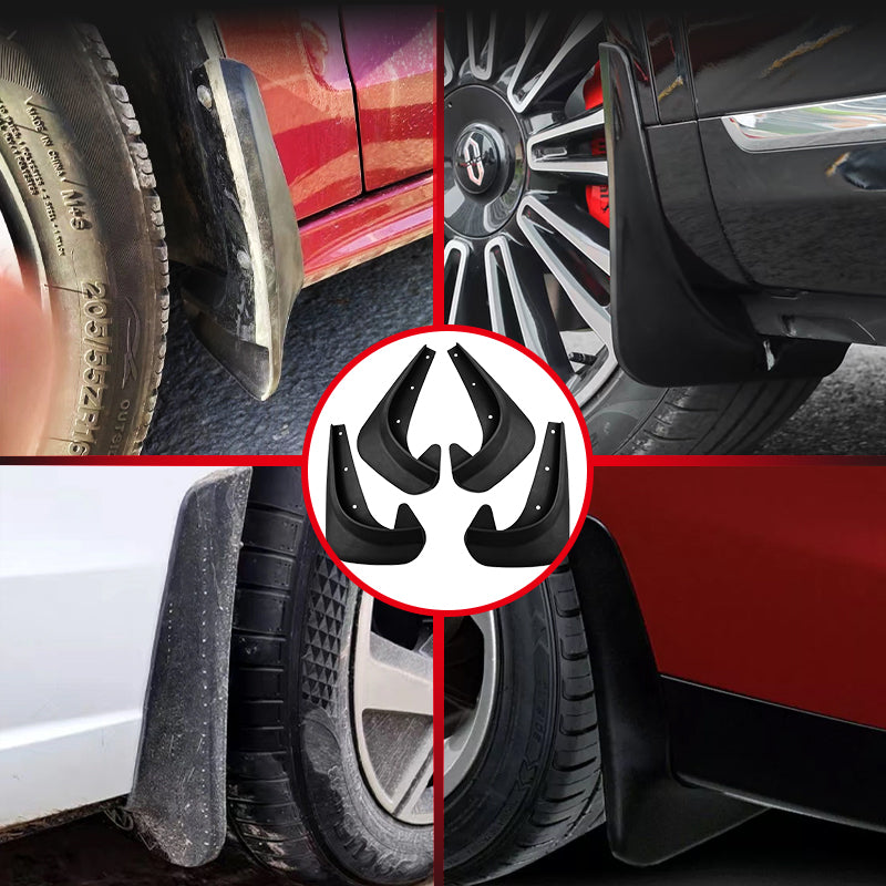 Universele bandenspatborden, Automotive, zonder boren (4 stuks)