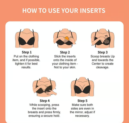 🔥Plakbeha-inleggers - Wasbaar & Herbruikbaar, Instant Lift🔥(Latexvrij en Allergievriendelijk)