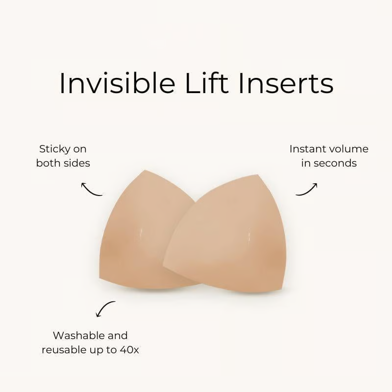 🔥Plakbeha-inleggers - Wasbaar & Herbruikbaar, Instant Lift🔥(Latexvrij en Allergievriendelijk)