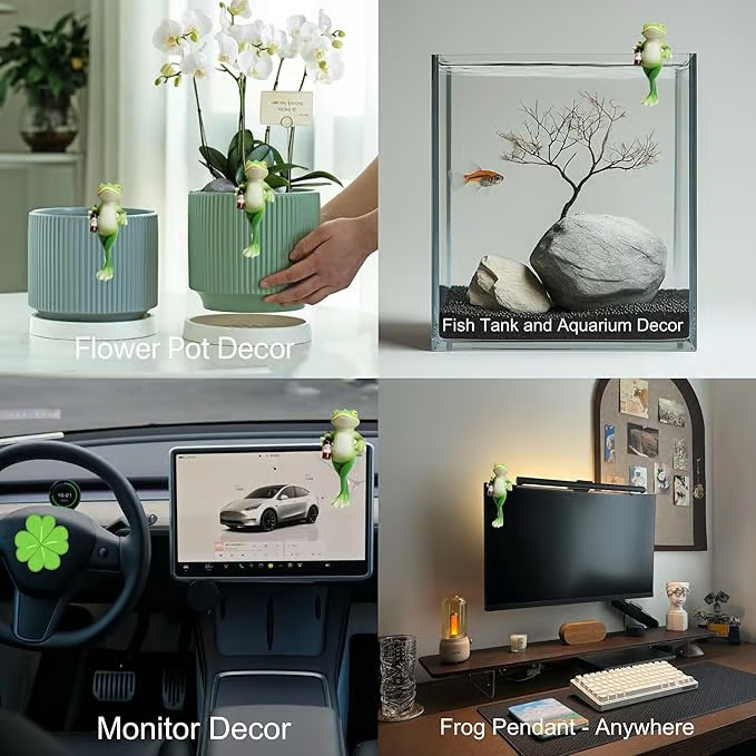 🐸Miniatuur Kikkerbeeldjes Plantdecoraties🍷