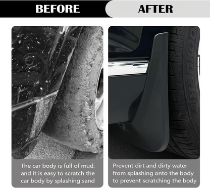 Universele bandenspatborden, Automotive, zonder boren (4 stuks)