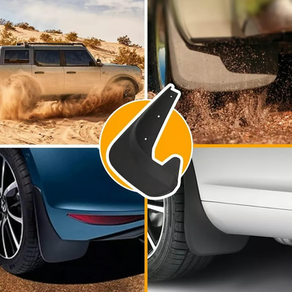 Universele bandenspatborden, Automotive, zonder boren (4 stuks)