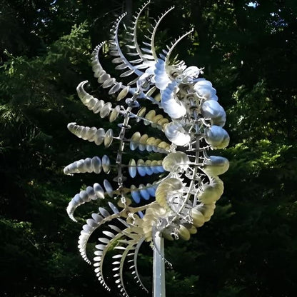 Vintage ijzeren windmolen tuindecoraties