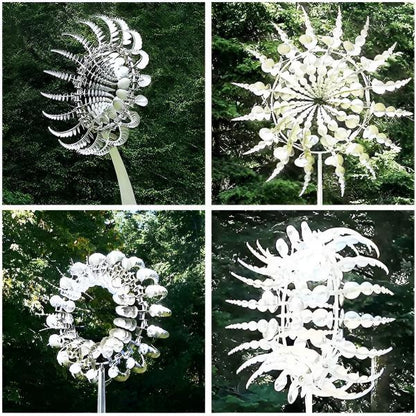 Vintage ijzeren windmolen tuindecoraties