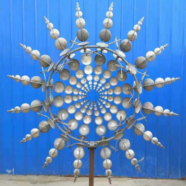 Vintage ijzeren windmolen tuindecoraties