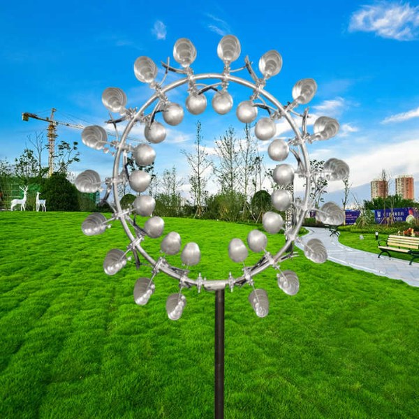 Vintage ijzeren windmolen tuindecoraties