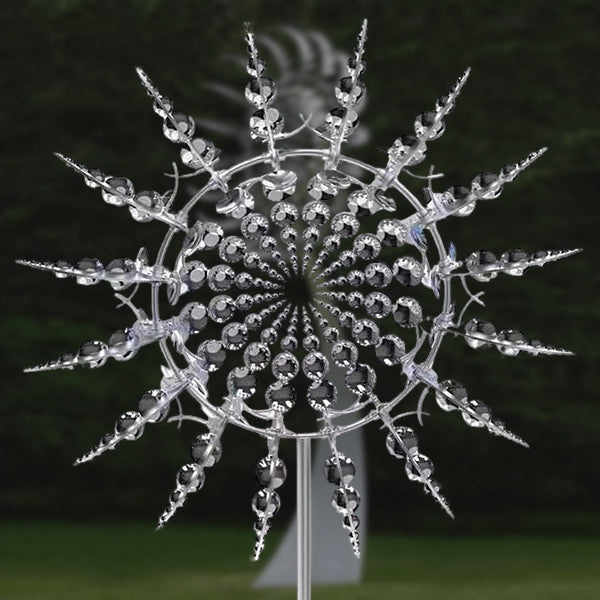 Vintage ijzeren windmolen tuindecoraties