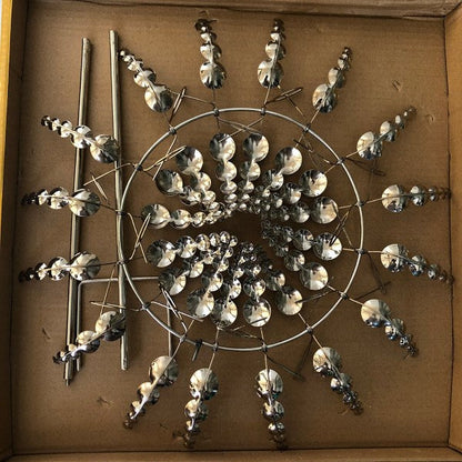 Vintage ijzeren windmolen tuindecoraties