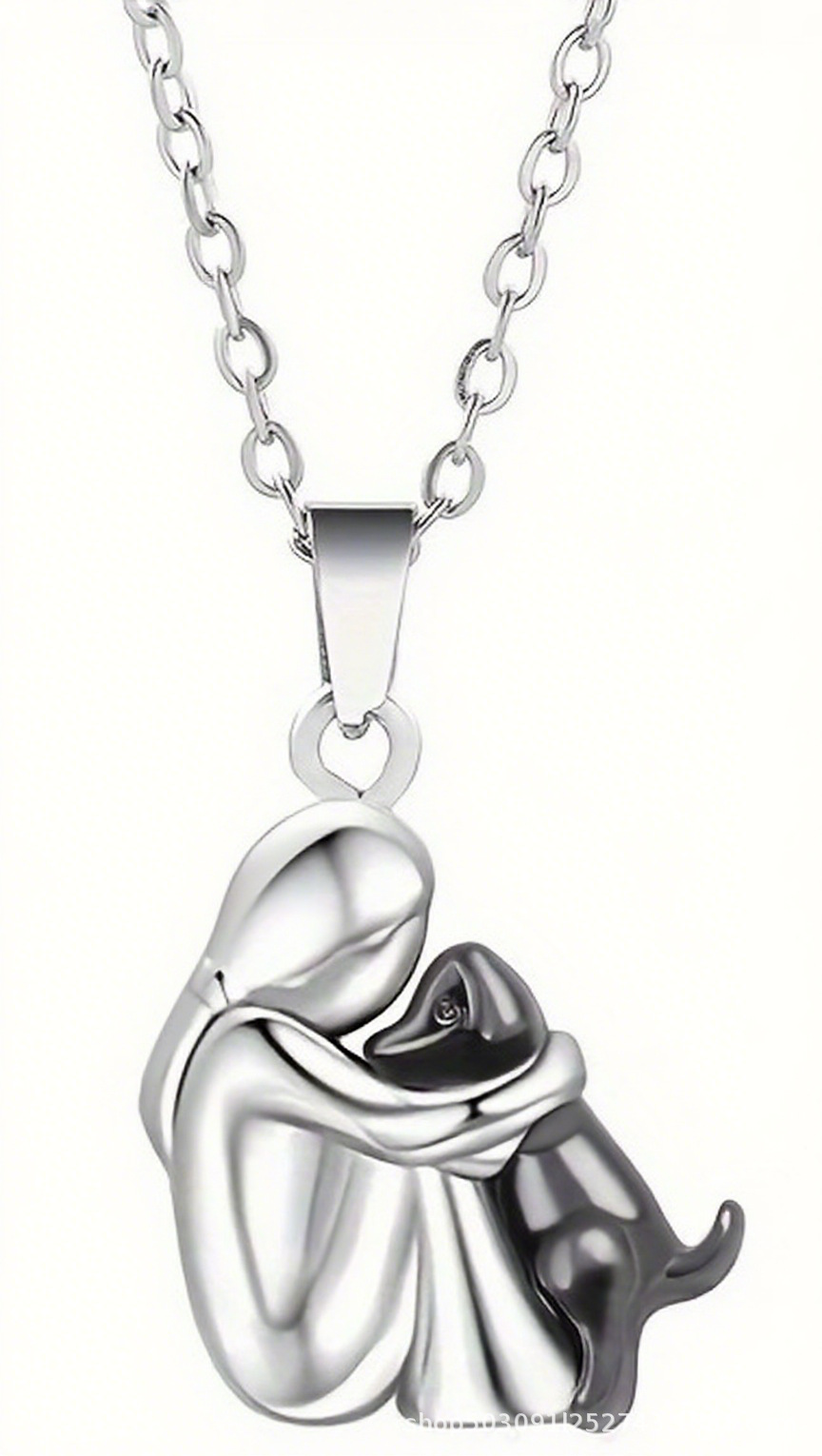 Klein meisje knuffelhalsband