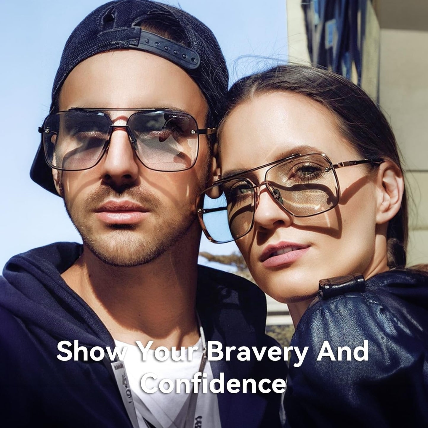 🔥HOT SALE -  Retro Kleurverloop Zonnebril UV400 Bescherming