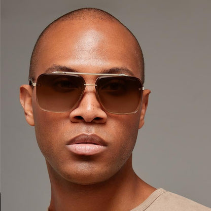 🔥HOT SALE -  Retro Kleurverloop Zonnebril UV400 Bescherming