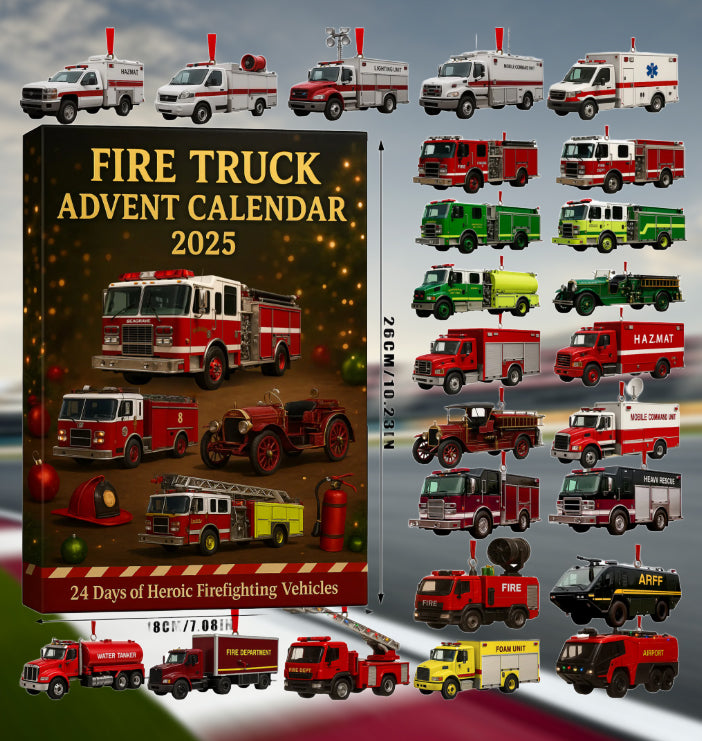 🚒🔥BRANNBIL ADVENTSKALENDER 2025🎁🌲