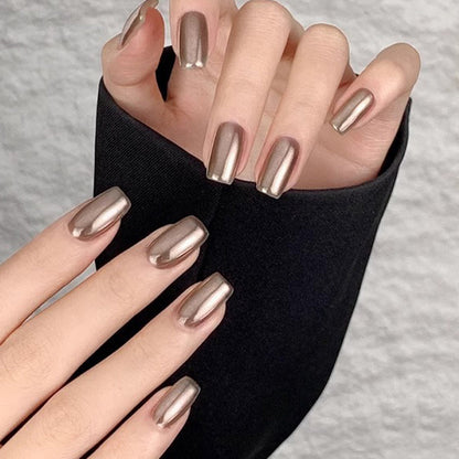 Nieuwe Superglanzende Spiegel Aurora Poeder Nagelkrijtjes