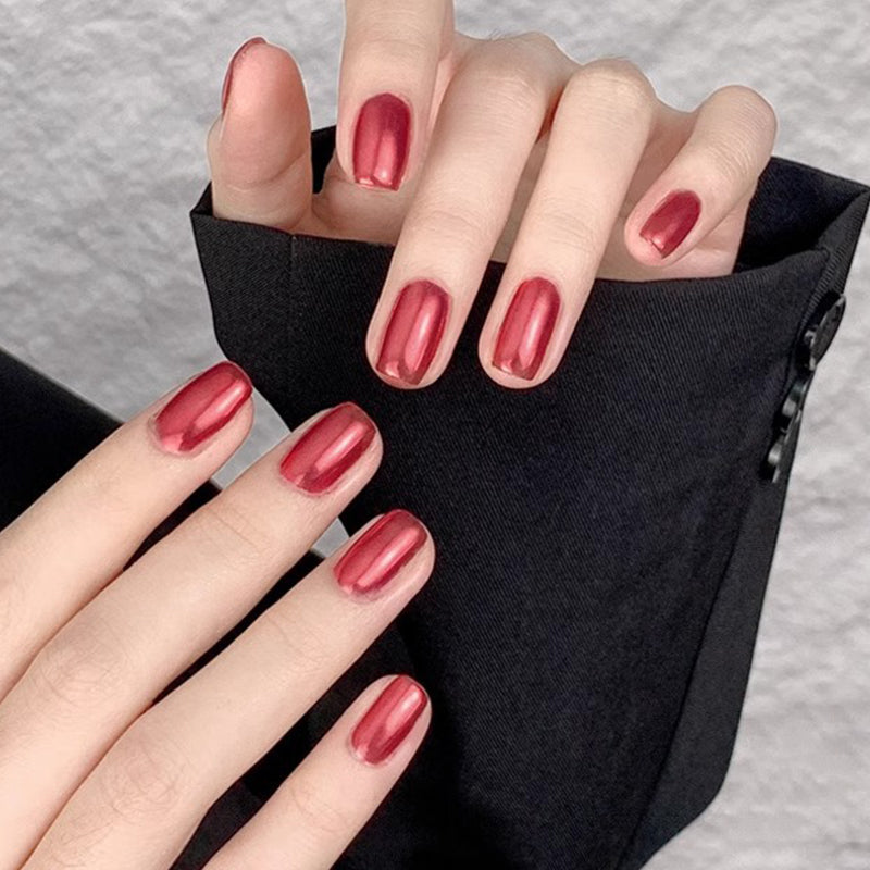 Nieuwe Superglanzende Spiegel Aurora Poeder Nagelkrijtjes