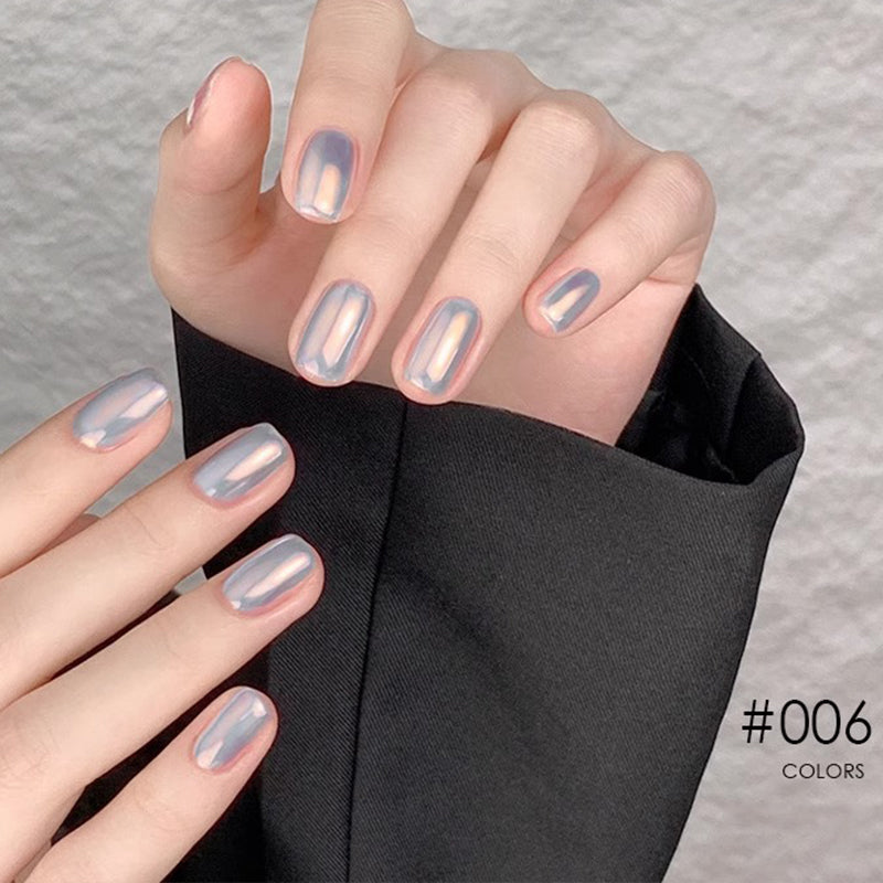 Nieuwe Superglanzende Spiegel Aurora Poeder Nagelkrijtjes