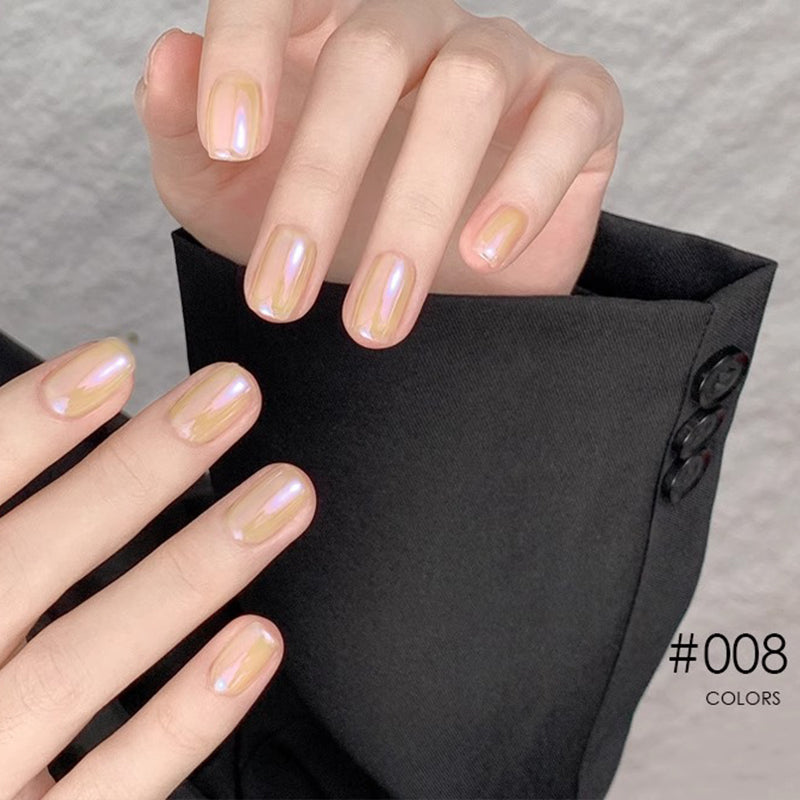 Nieuwe Superglanzende Spiegel Aurora Poeder Nagelkrijtjes