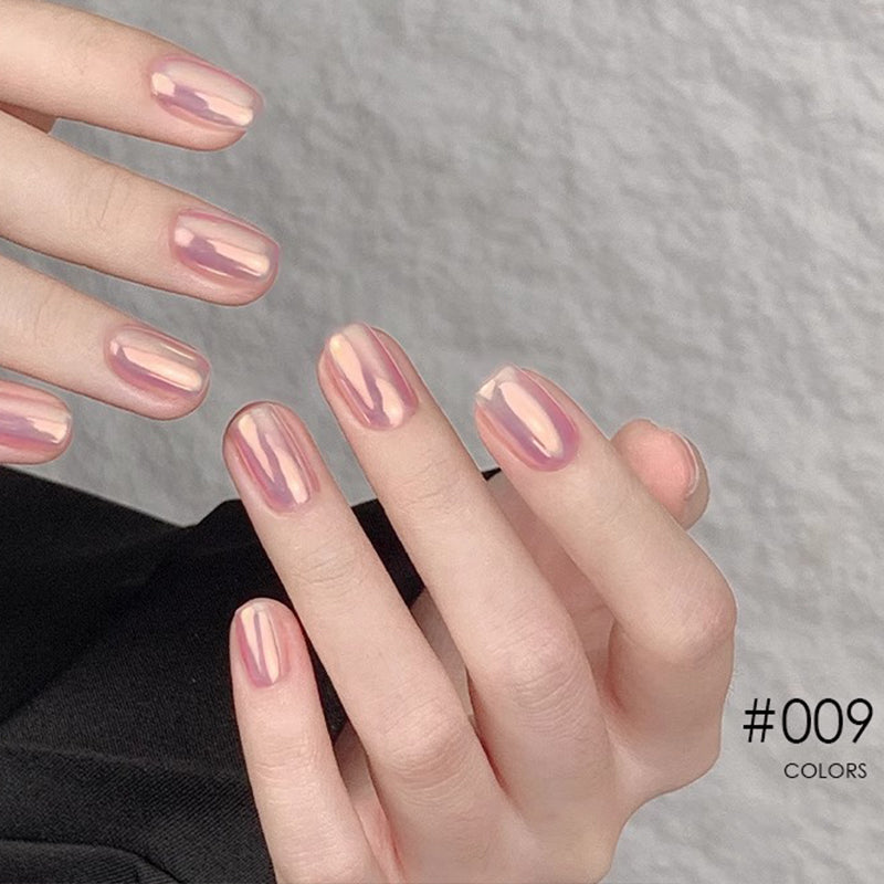 Nieuwe Superglanzende Spiegel Aurora Poeder Nagelkrijtjes