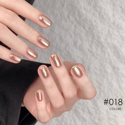 Nieuwe Superglanzende Spiegel Aurora Poeder Nagelkrijtjes