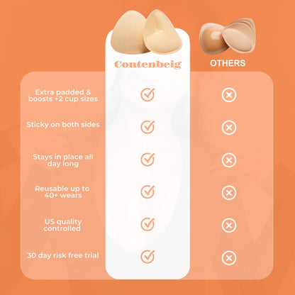 🔥Plakbeha-inleggers - Wasbaar & Herbruikbaar, Instant Lift🔥(Latexvrij en Allergievriendelijk)