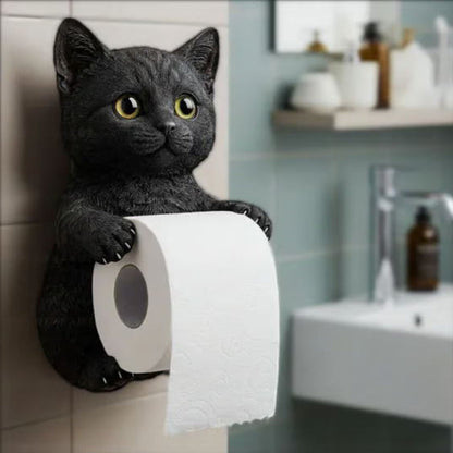 Wandtoiletrolhouder voor katten🐾