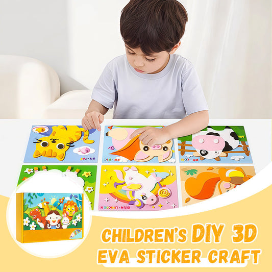 Kinderen Doe-het-zelf 3D Eva-Sticker-Knutselen