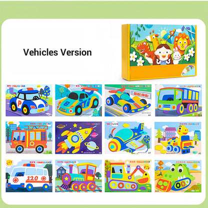 Kinderen Doe-het-zelf 3D Eva-Sticker-Knutselen